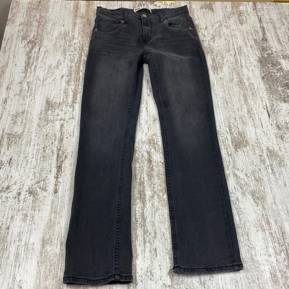 Levi's 511 Performance Slim Jeans Boys 18 Reg Faded Black Stretch Skater